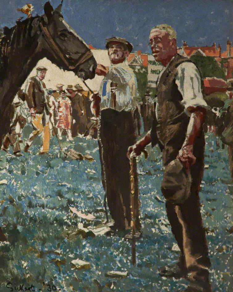 Barnet Fair, Hertfordshire, vintage artwork by Walter Richard Sickert, 12x8" (A4) Poster