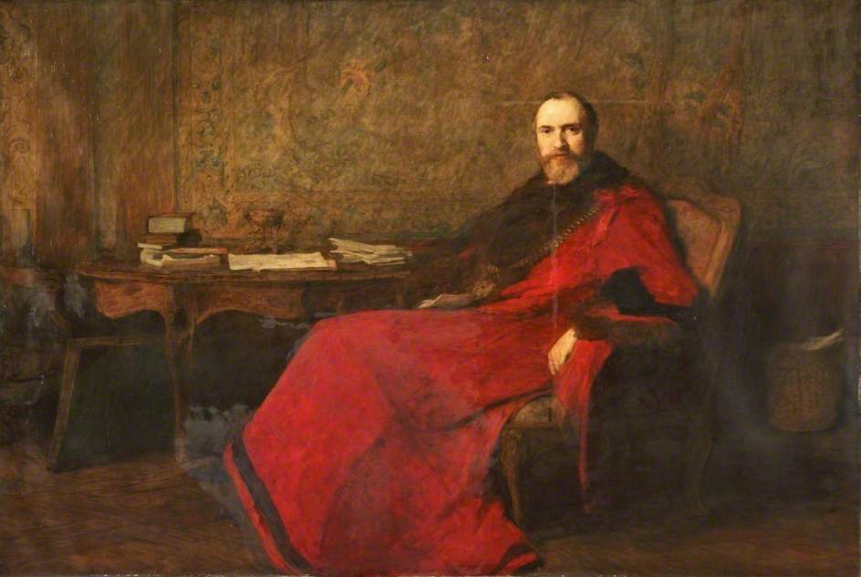 Frederick Arthur, 16th Earl of Derby , vintage artwork by Sir William Quiller Orchardson, 12x8" (A4) Poster