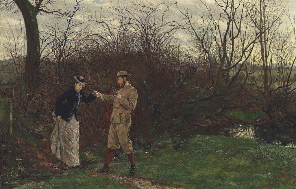 The Short Cut, vintage artwork by Julian Rossi Ashton, 12x8" (A4) Poster