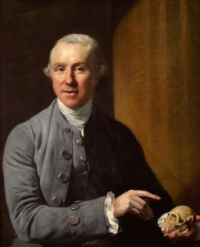 John Hunter, vintage artwork by Johann Zoffany, 12x8" (A4) Poster