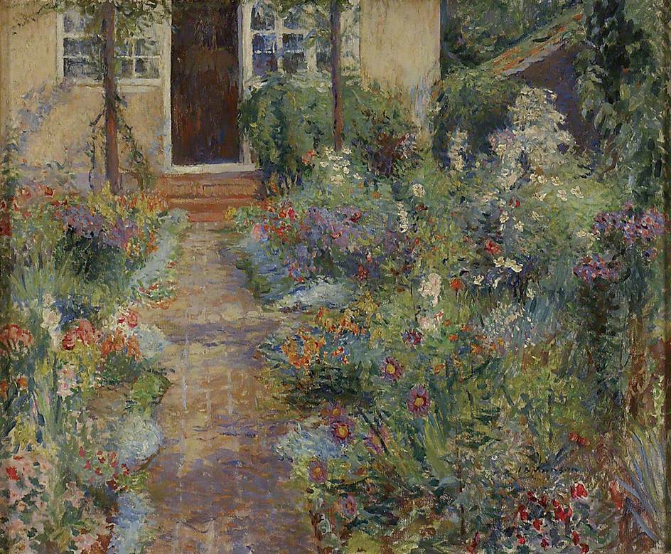 Mrs Crump's Garden, vintage artwork by James Bolivar Manson, 12x8" (A4) Poster