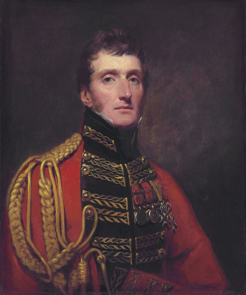 Lieutenant General William Stuart, vintage artwork by Sir Henry Raeburn, R.A., P.R.S.A., 12x8" (A4) Poster