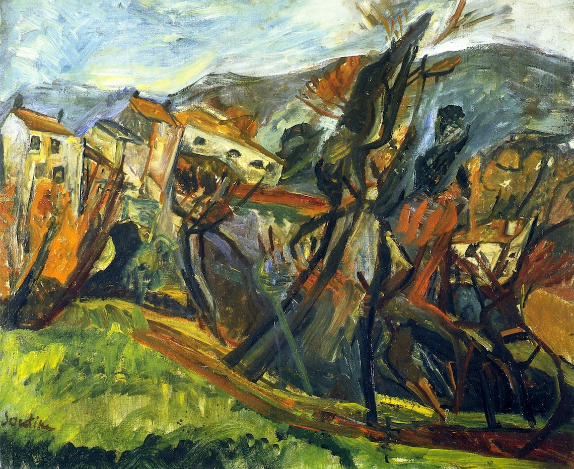 Céret Landscape by Chaim Soutine,16x12(A3) Poster