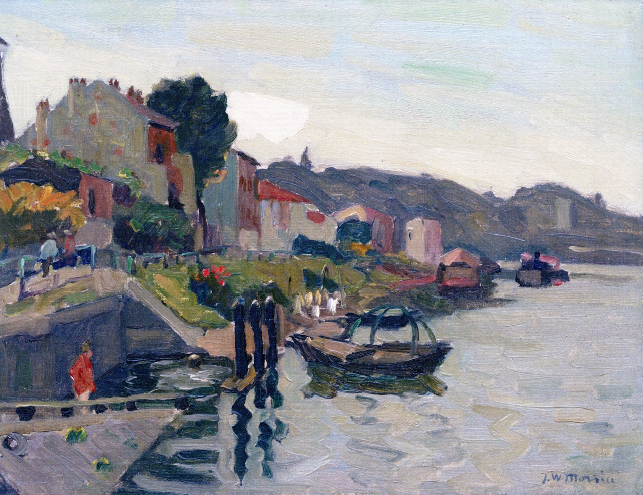 Italian Village by James Wilson Morrice,A3(16x12")Poster