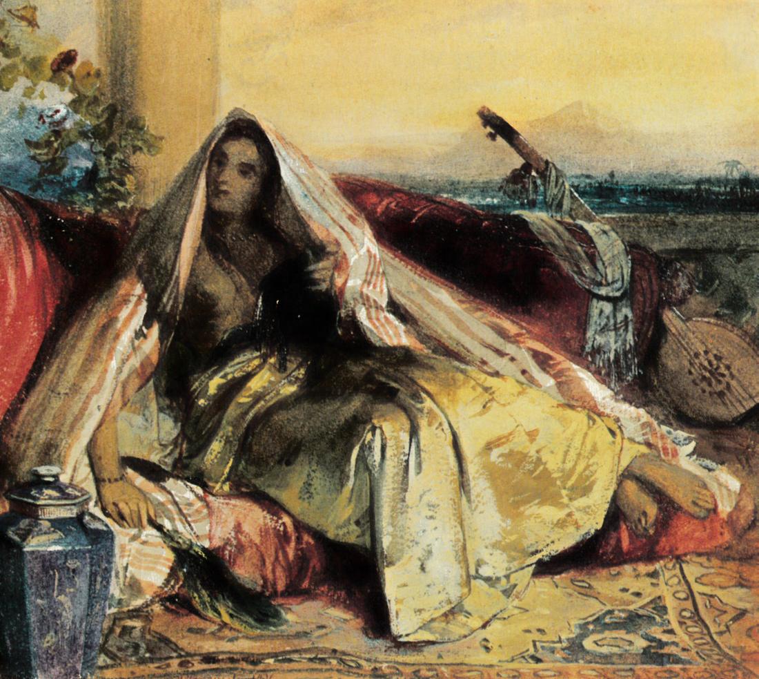 Medora, vintage artwork by Richard Parkes Bonington, A3 (16x12") Poster Print