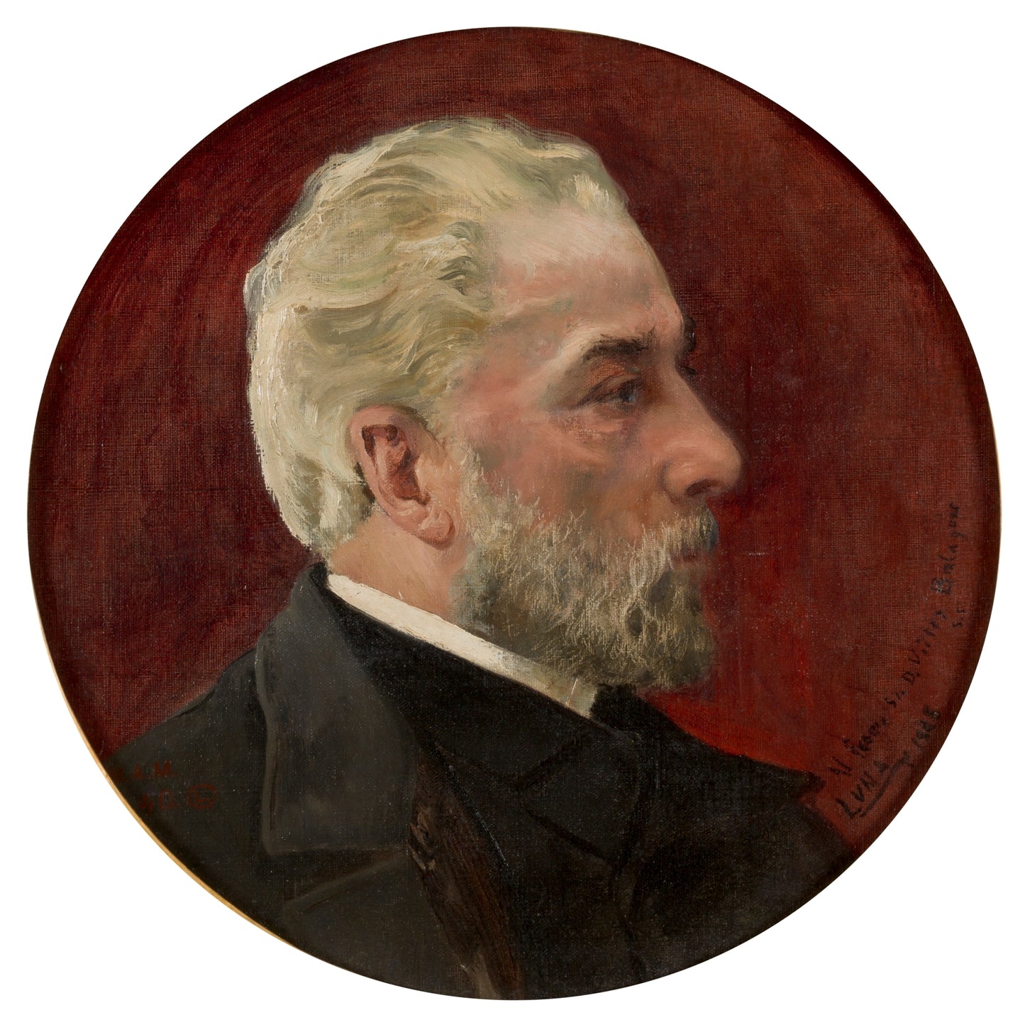 Portrait of Víctor Balaguer by Juan Luna y Novicio,A3(16x12")Poster