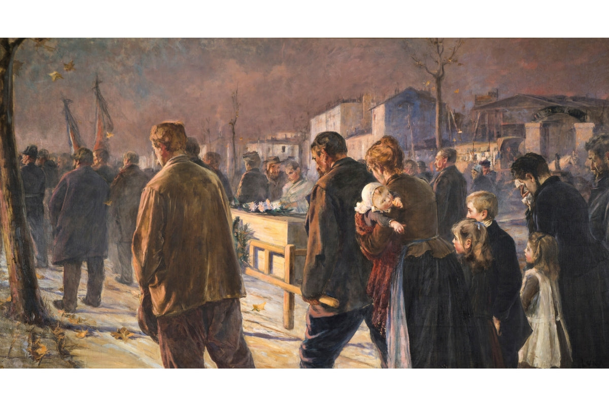 Anonymous heroes, vintage artwork by Juan Luna y Novicio, 12x8" (A4) Poster