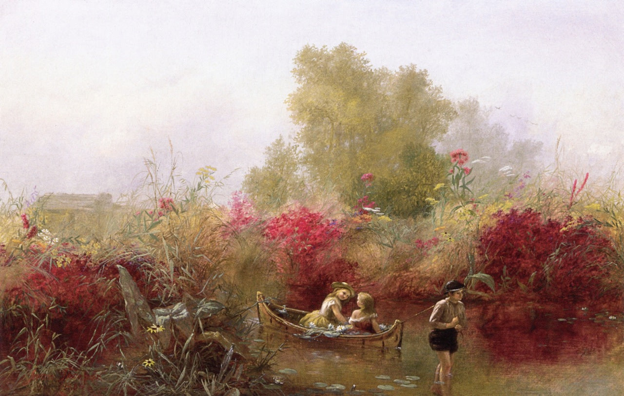 Home in the West, vintage artwork by Jerome Thompson, A3 (16x12") Poster Print