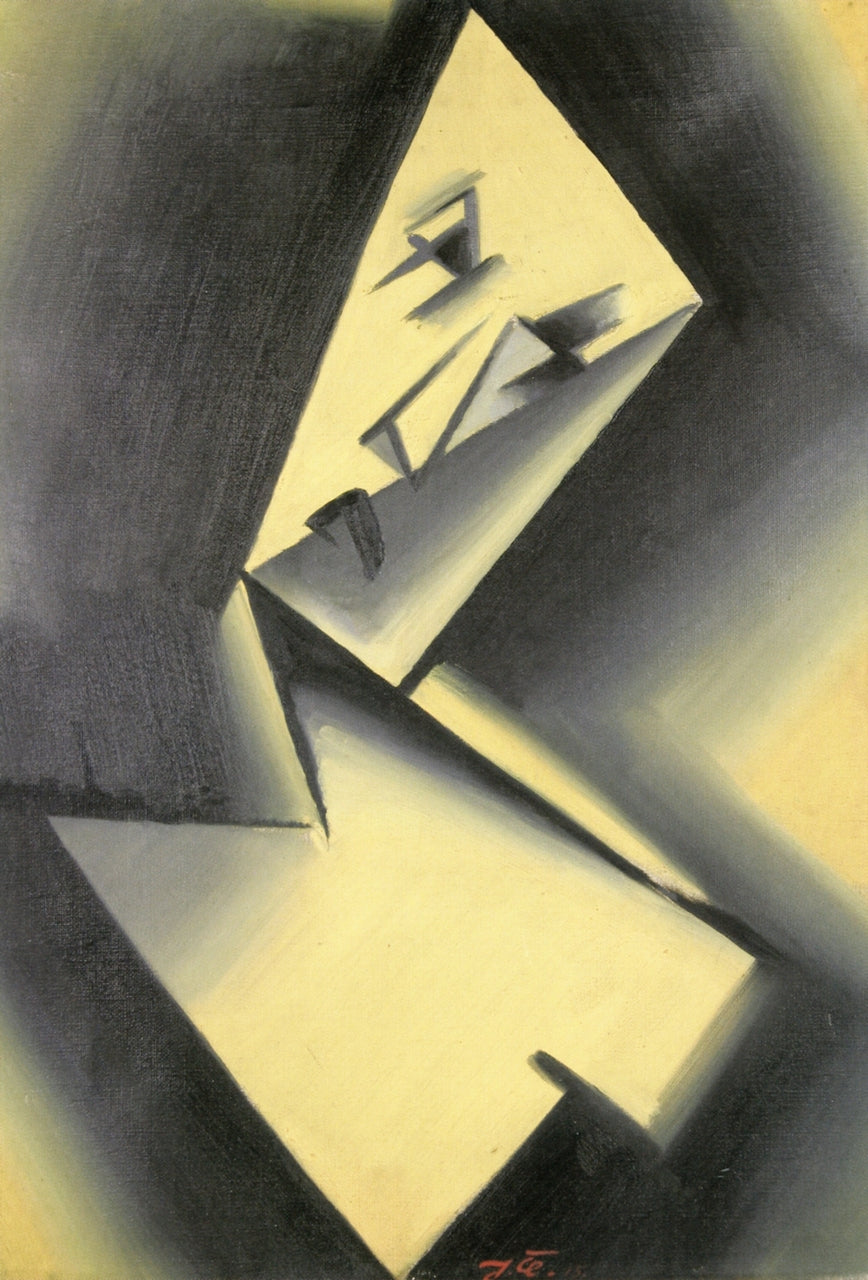 Anxiety, vintage artwork by Josef Čapek, 12x8" (A4) Poster