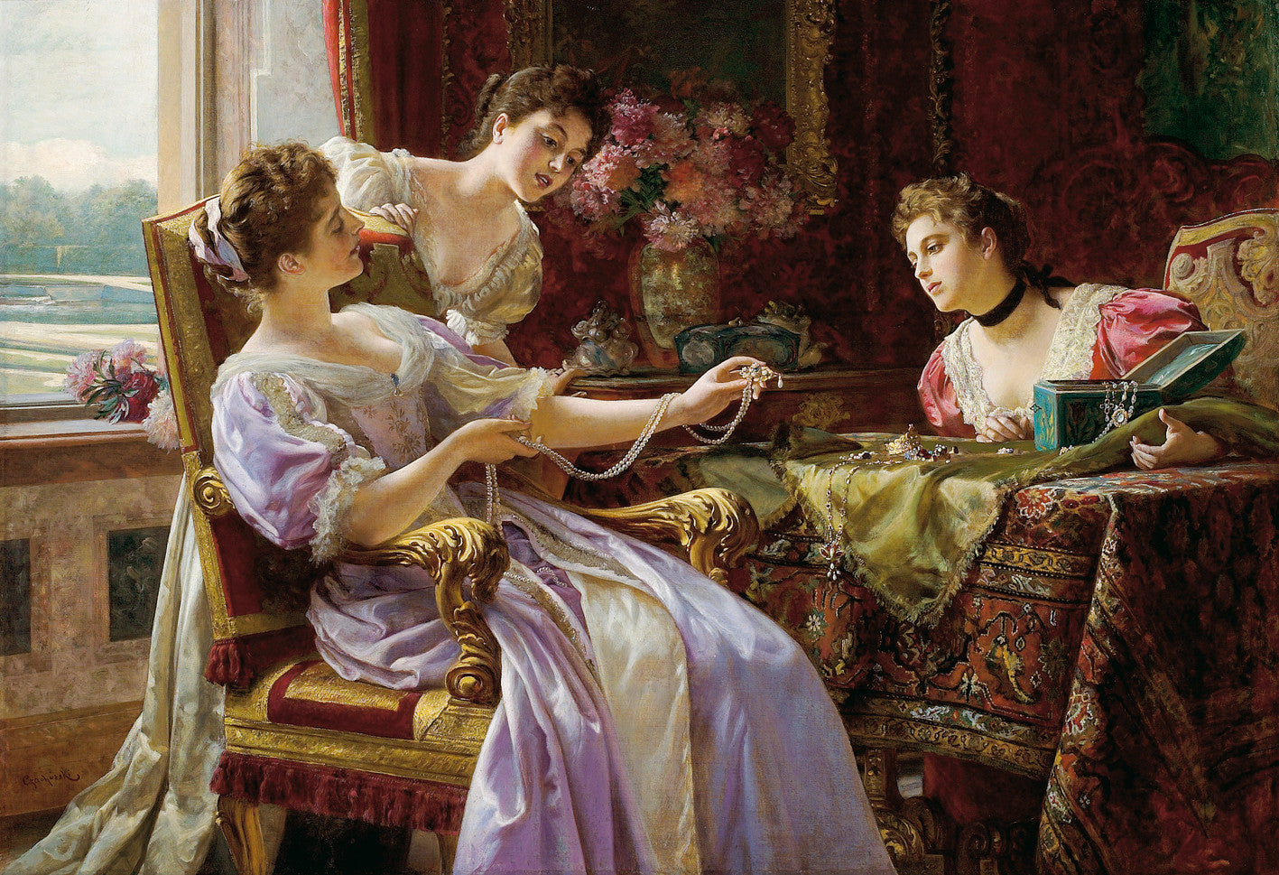 The Little Treasure Chest, vintage artwork by Władysław Czachórski, 12x8" (A4) Poster