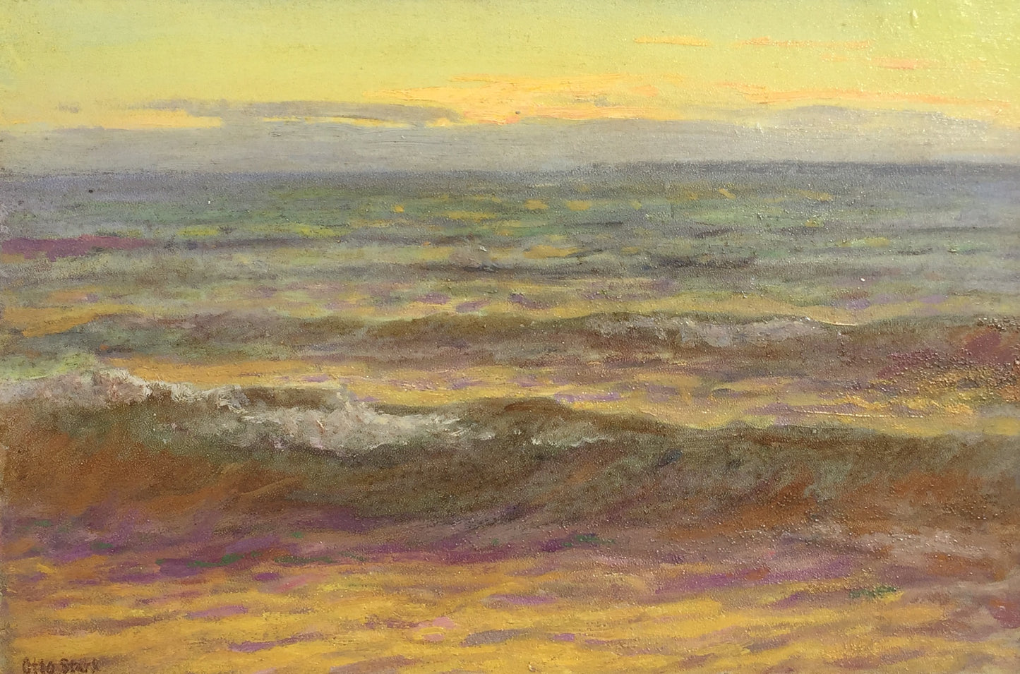 Waves, Lake Michigan by Otto Stark,A3(16x12")Poster