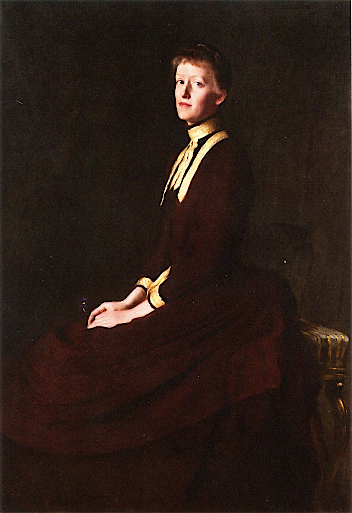 Olga E. Gardner, vintage artwork by Dennis Miller Bunker, 12x8" (A4) Poster