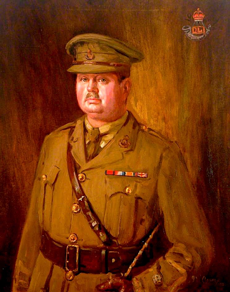 Major J. A. Louis Downey by John William Howey,16x12(A3) Poster