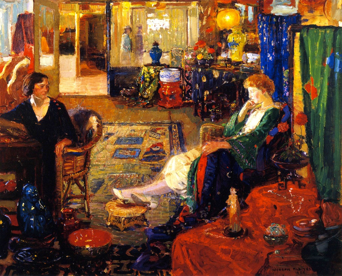 The Oriental Shop by Joseph Kleitsch,16x12(A3) Poster