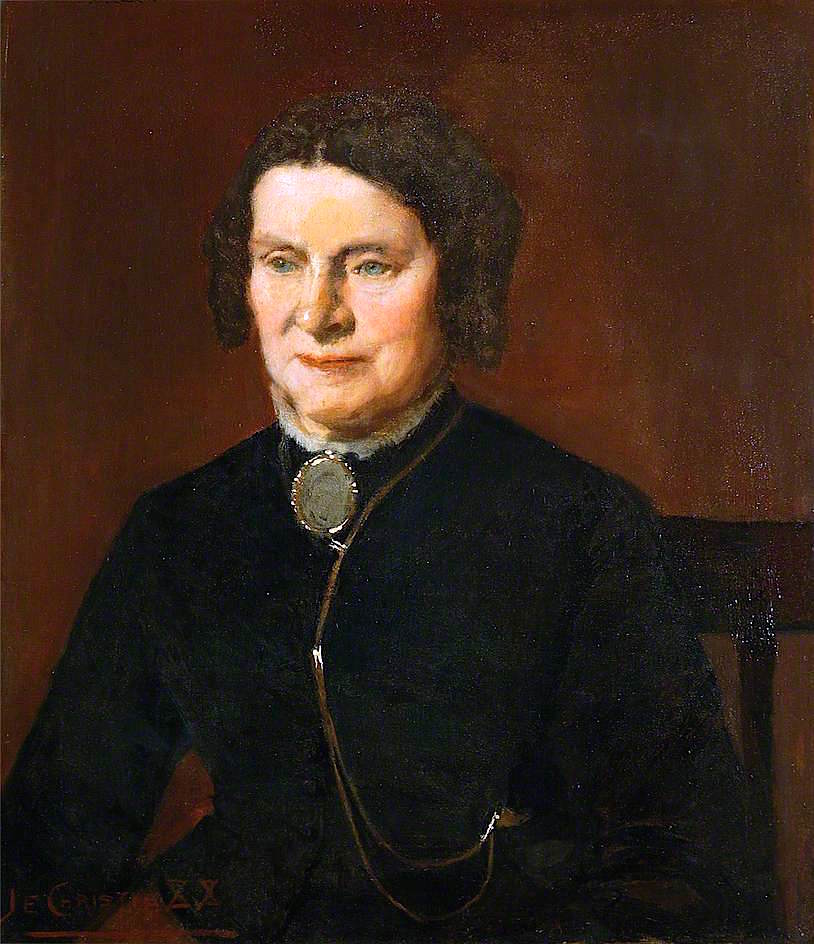Louisa Garrett, née Dunnell by James Elder Christie,16x12(A3) Poster