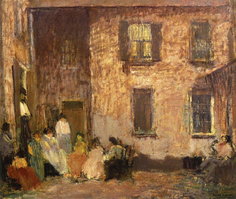 Hour of Dusk, vintage artwork by Robert Spencer, 12x8" (A4) Poster