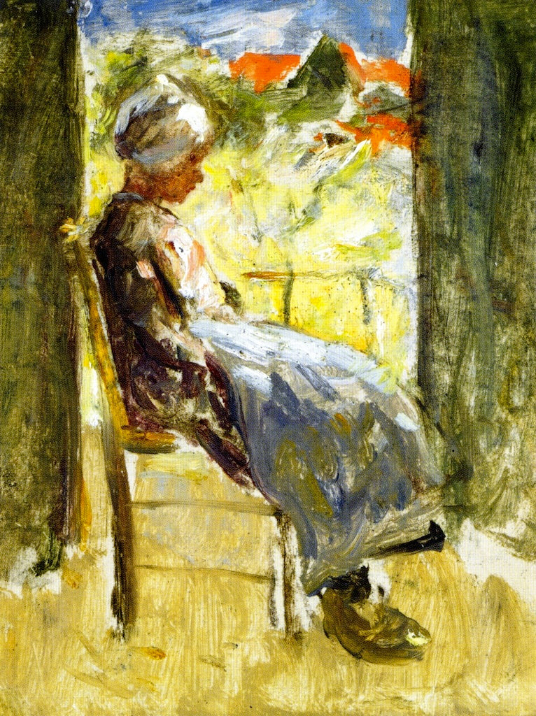 Resting in the Shade, vintage artwork by Robert Gemmell Hutchison R.S.A. R.S.W., 12x8" (A4) Poster
