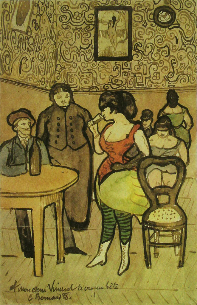 Brothelscene by Emile Bernard,A3(16x12")Poster