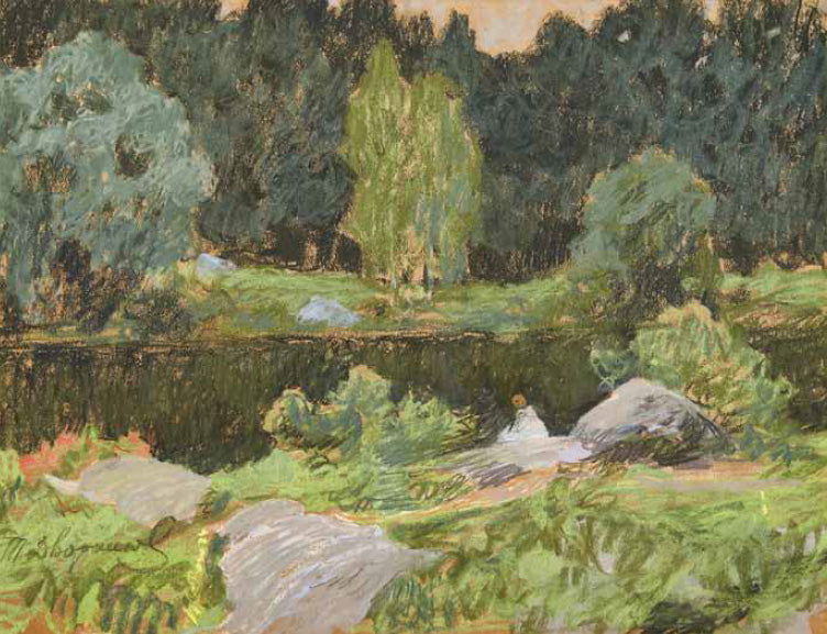 By the Lake by Tit Dvornikov,A3(16x12")Poster