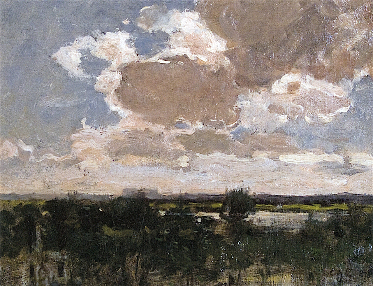 Afternoon Clouds by Charles Adams Platt,A3(16x12")Poster