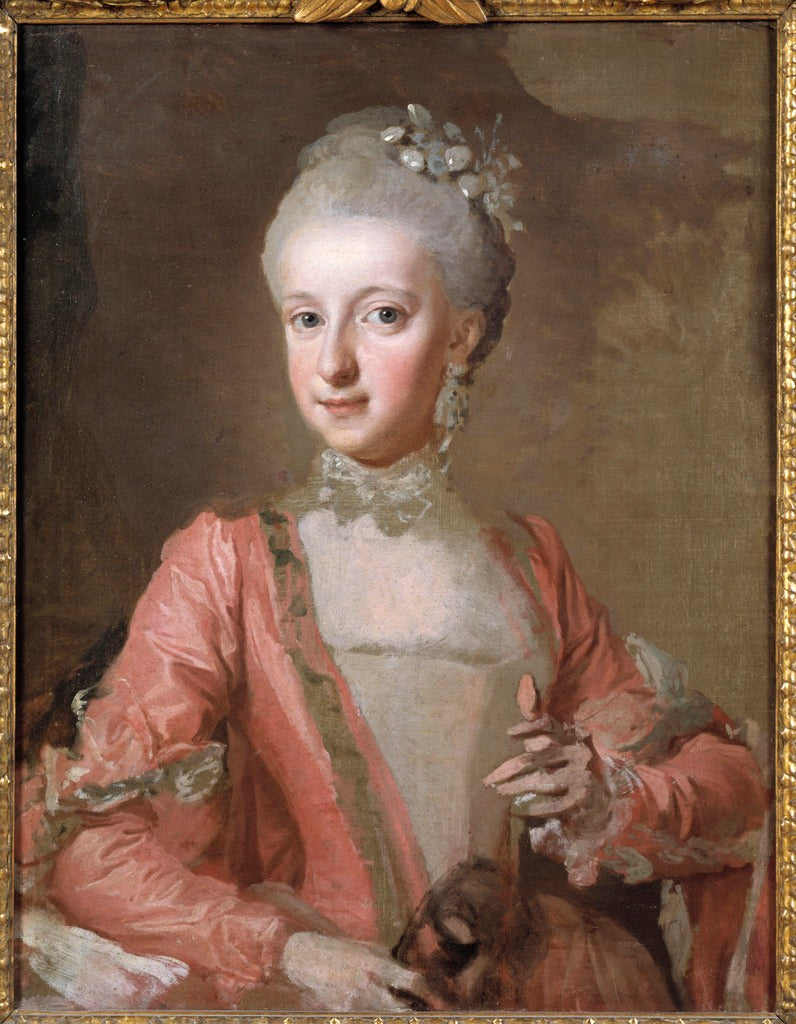 Princess Sofia Albertina of Sweden, vintage artwork by Lorens Pasch the Younger, 12x8" (A4) Poster