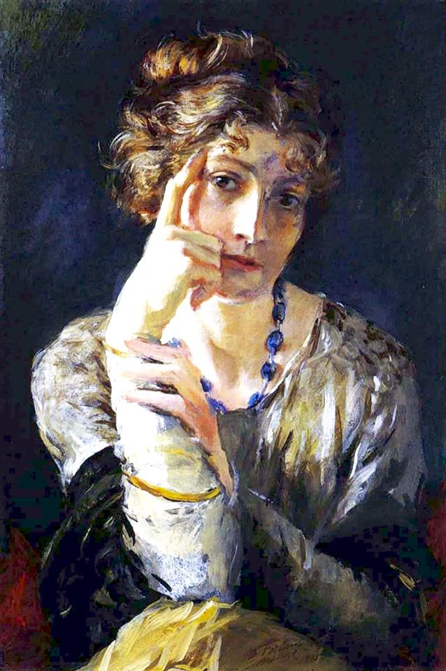 Henriette Negrin, vintage artwork by Mariàno Fortuny y Marsal, 12x8" (A4) Poster