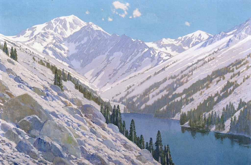 Mountain Lake: High Sierra by Fernand H. Lungren,A3(16x12")Poster