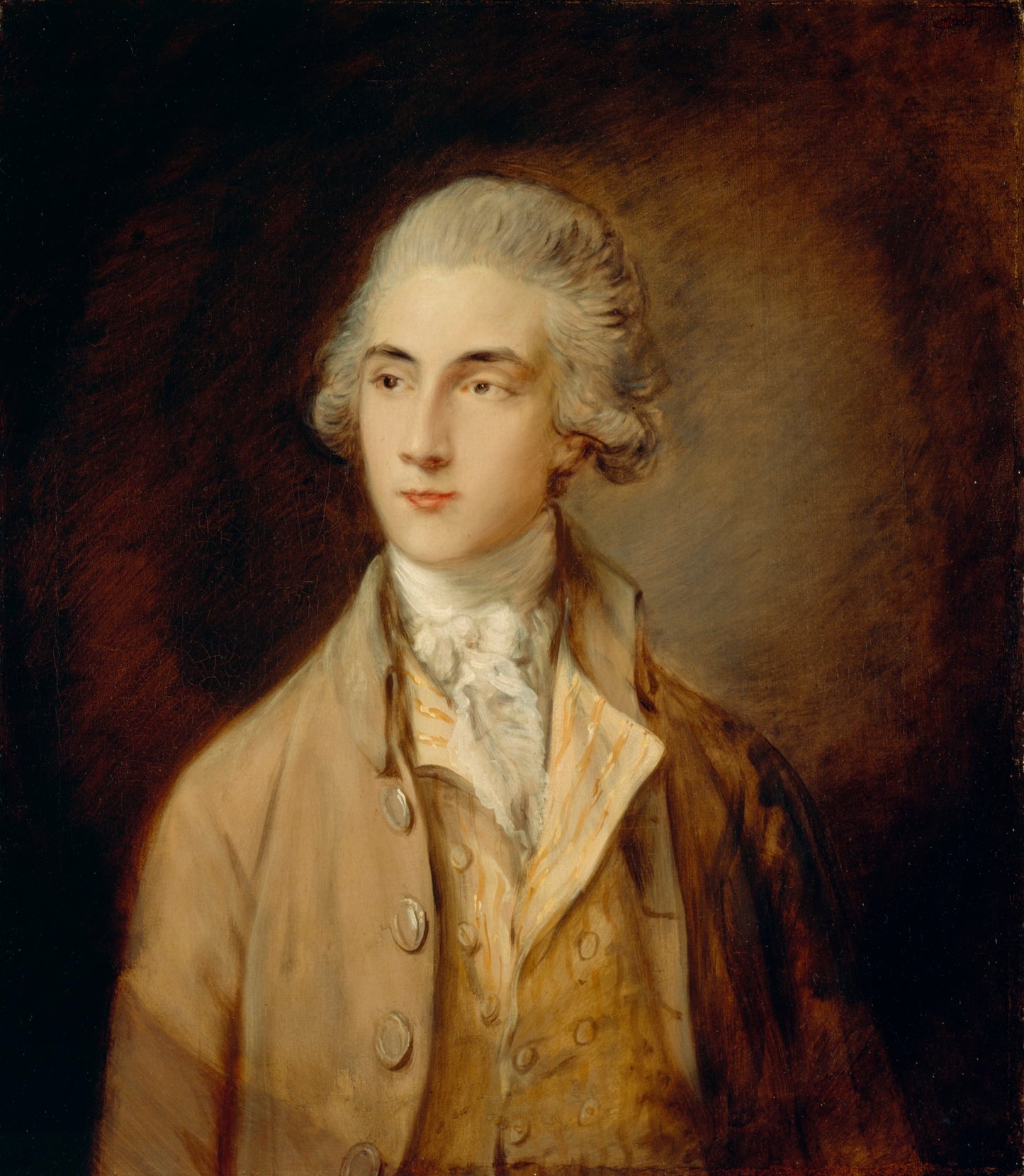 Edward Swinburne, vintage artwork by Thomas Gainsborough, 12x8" (A4) Poster