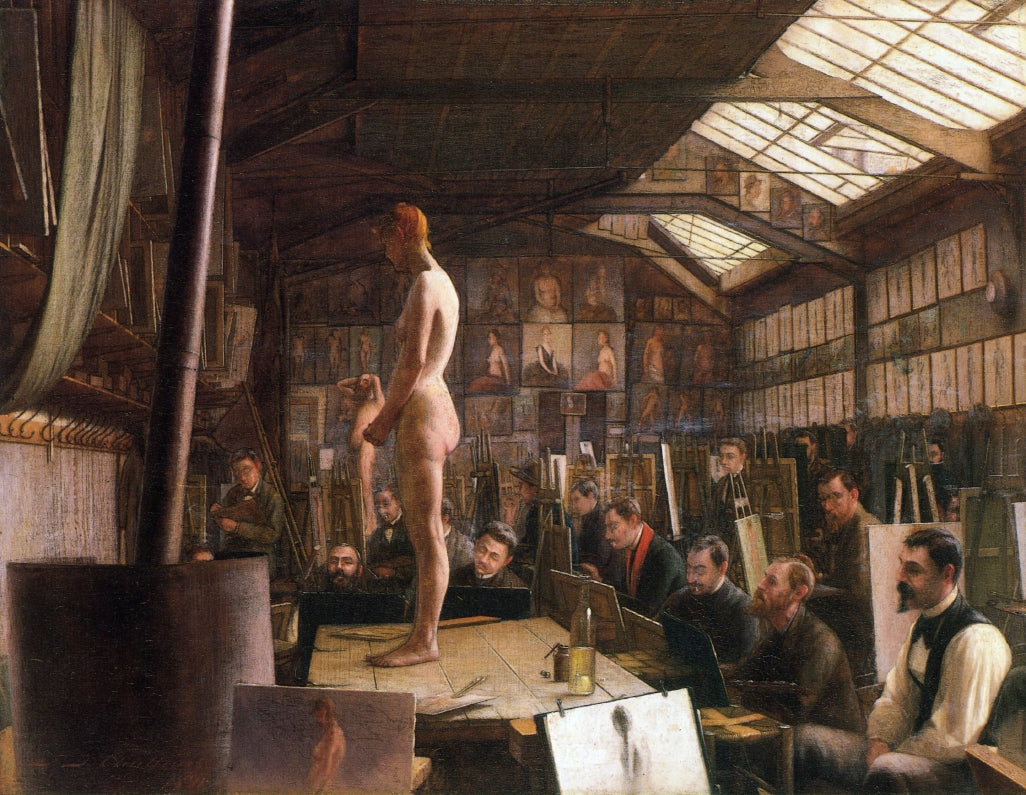 er at the Academie Julian, Paris by Jefferson David Chalfant,A3(16x12")Poster
