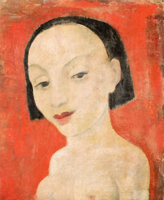 Portrait of Giuseppina, vintage artwork by Anita Ree, 12x8" (A4) Poster