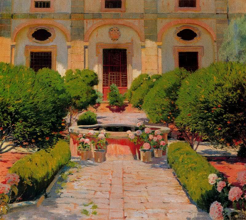 Jardins de Mallorca by Santiago Rusinol Prats,A3(16x12")Poster