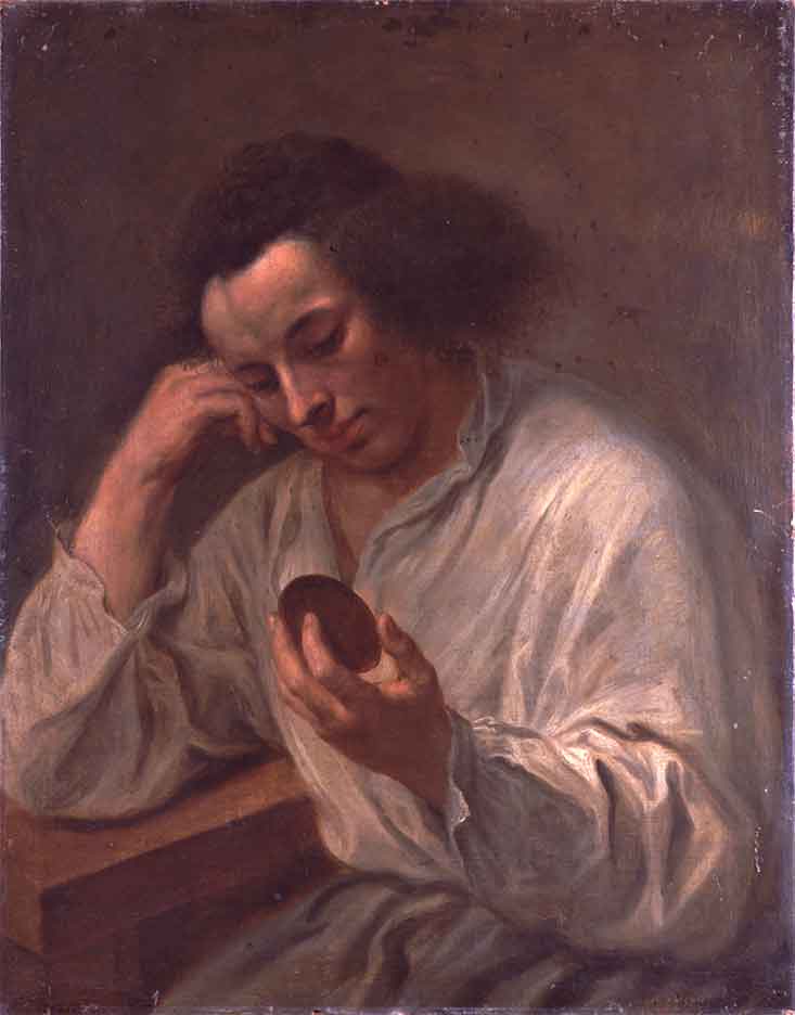 The Face, vintage artwork by Gonzales Coques, 12x8" (A4) Poster