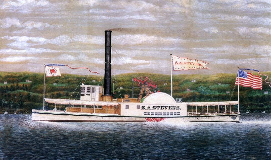 S. A. Stevens, vintage artwork by James Bard, A3 (16x12") Poster Print