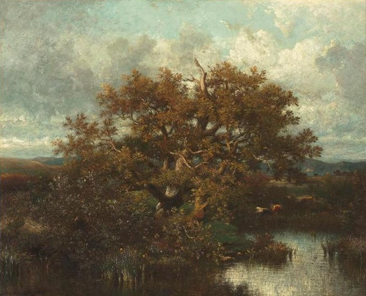 Le chêne (The Oak), vintage artwork by Jules Dupre, A3 (16x12") Poster Print