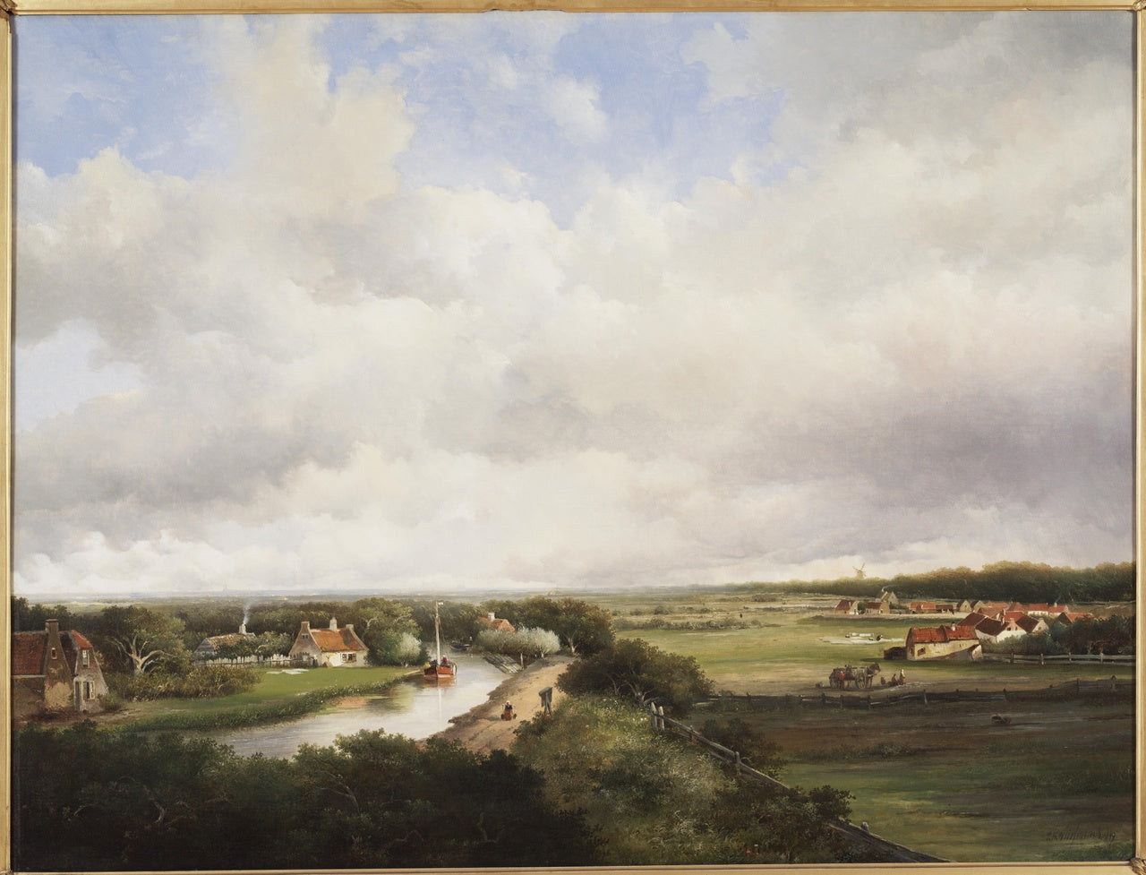 Dekkersduin, vintage artwork by Johannes 'Jan' Weissenbruch, 12x8" (A4) Poster