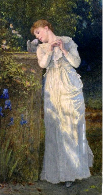 A symbol of love, vintage artwork by Edward Killingworth Johnson, 12x8" (A4) Poster