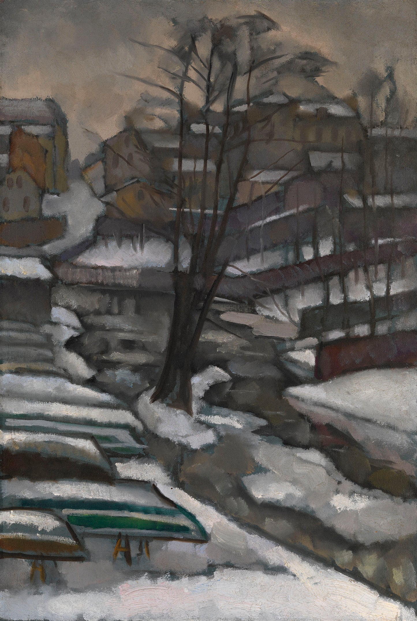 St Petersburg in Winter by Vladimir Baranoff-Rossine,16x12(A3) Poster