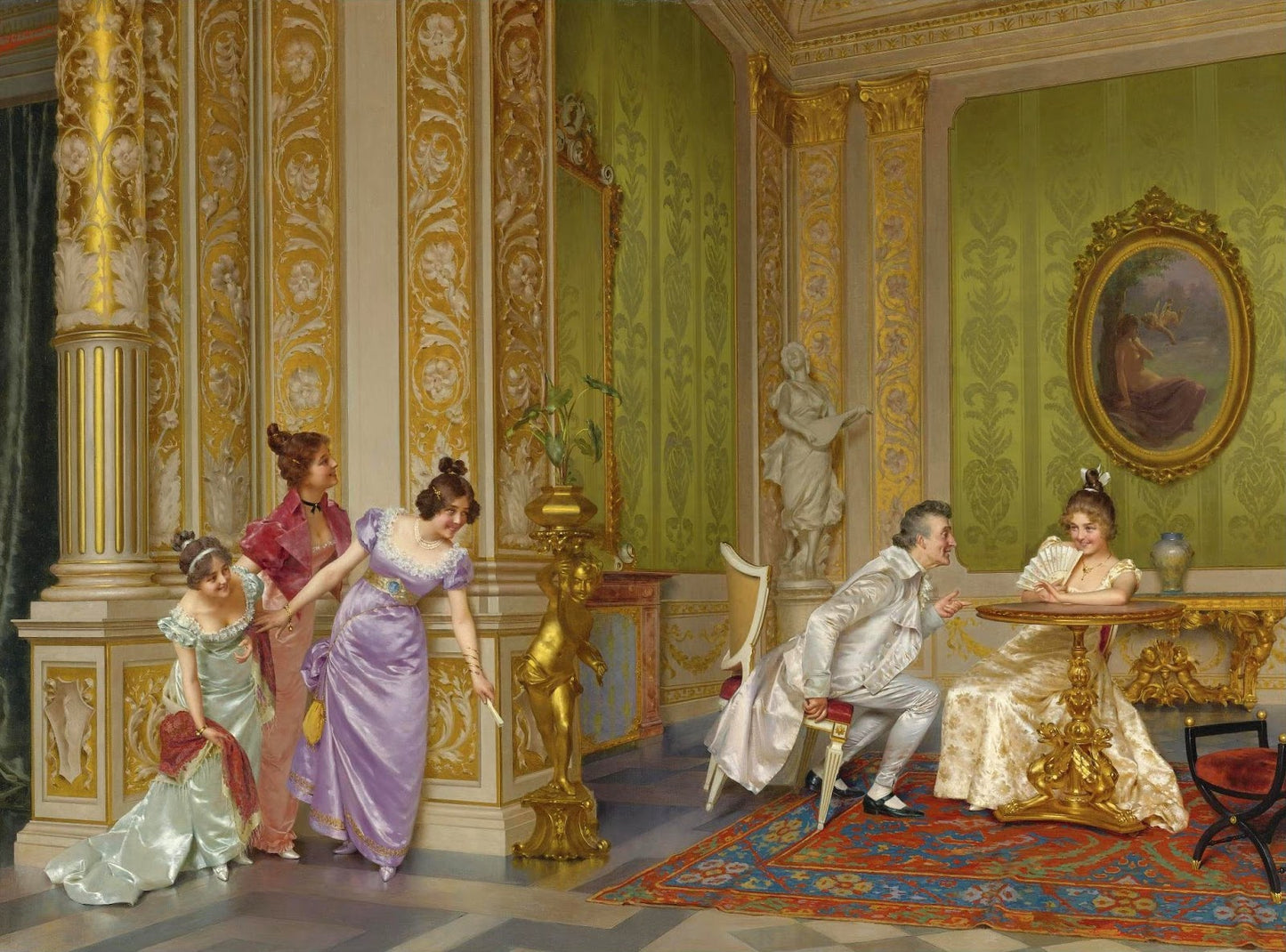 The Unseen Audience by Vittorio Reggianini,A3(16x12")Poster
