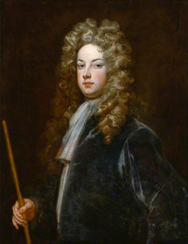Charles Howard, 3rd Earl of Carlisle, vintage artwork by Sir Godfrey Kneller, BT., 12x8" (A4) Poster