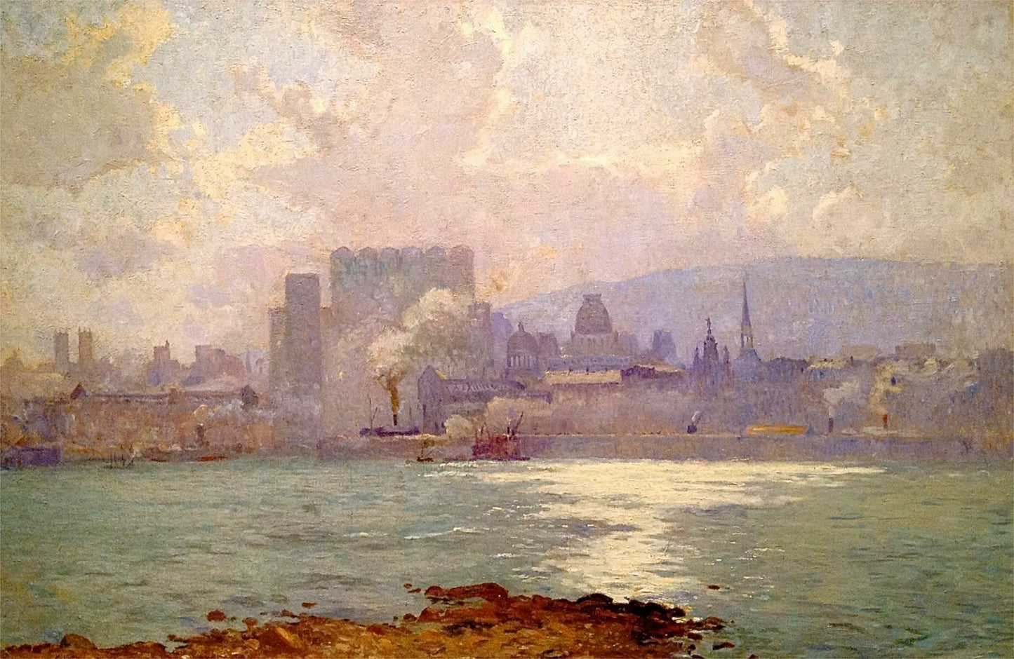 Montreal Harbor by Maurice Cullen,A3(16x12")Poster