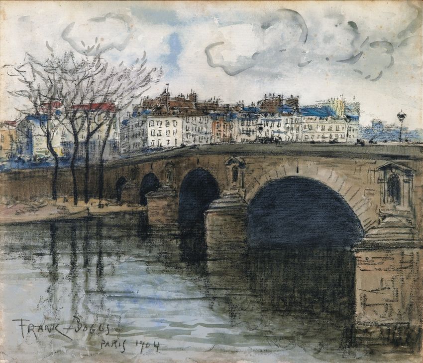 Paris, Le Pont Marie by Frank Myers Boggs,A3(16x12")Poster