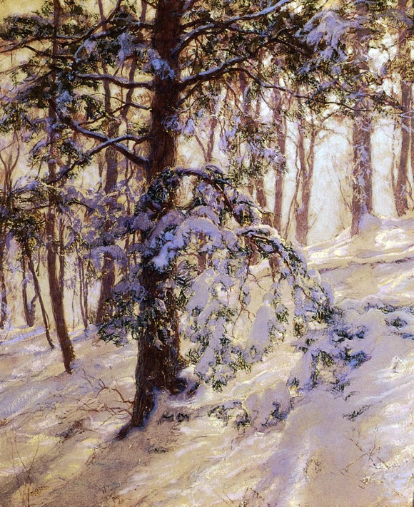 The Bent Branch by Walter Launt Palmer,A3(16x12")Poster