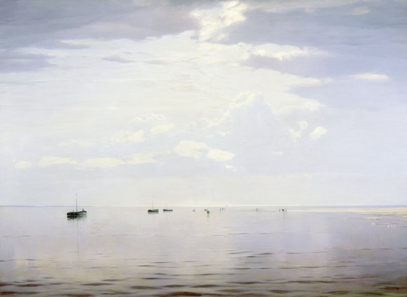 On the Volga by Nikolai Nikanorovich Dubovskoy,A3(16x12")Poster