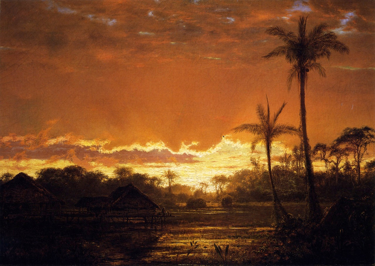 Lamona (?), vintage artwork by Louis Remy Mignot, 12x8" (A4) Poster