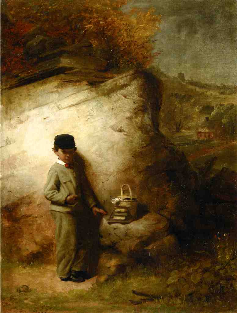 The Truant, vintage artwork by Thomas Le Clear, A3 (16x12") Poster Print