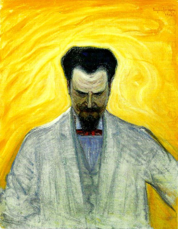 Portrait of Ernest Thiel by Eugene Jansson,A3(16x12")Poster