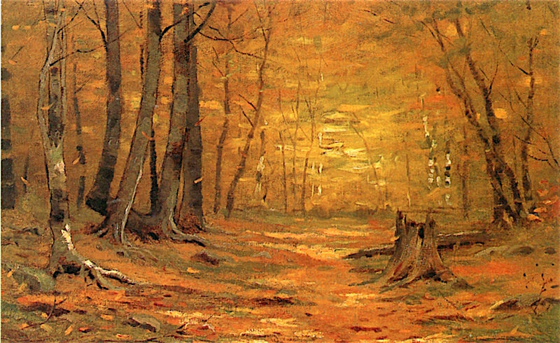 Autumn Interior by Leonard Ochtman,A3(16x12")Poster