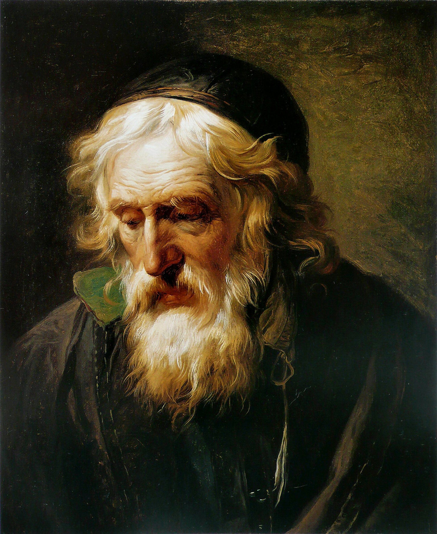 The Greek Priest, vintage artwork by François-Andre Vincent, 12x8" (A4) Poster