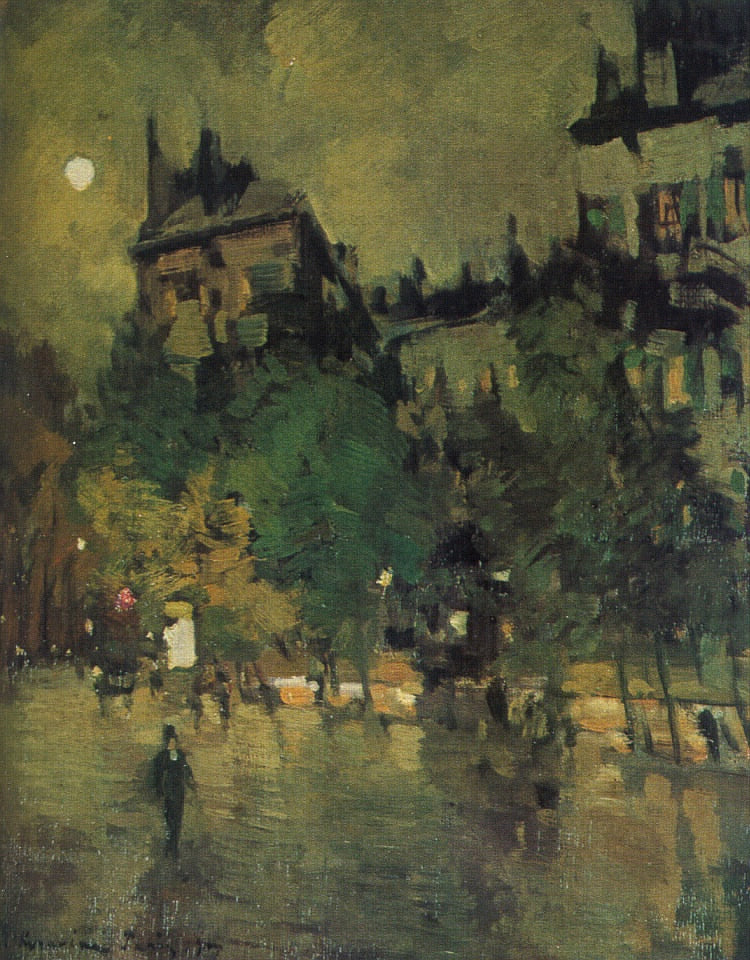 After the Rain, Paris by Constantin Alexeevich Korovin,A3(16x12")Poster