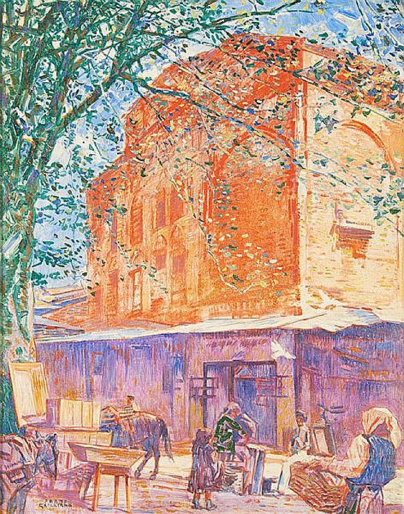 Mosque in Athens by Frans Gaillard,A3(16x12")Poster